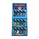 Zengaz Seven Jet Rubberized Cube Lighters - 48pcs/Display Assorted Design