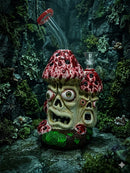 🍄💀 10" MUTANT SHROOM SKULL BONG 👁️🔥