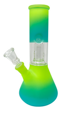 8" Water Pipe with Ice Catcher and Splashguard - Assorted Colors