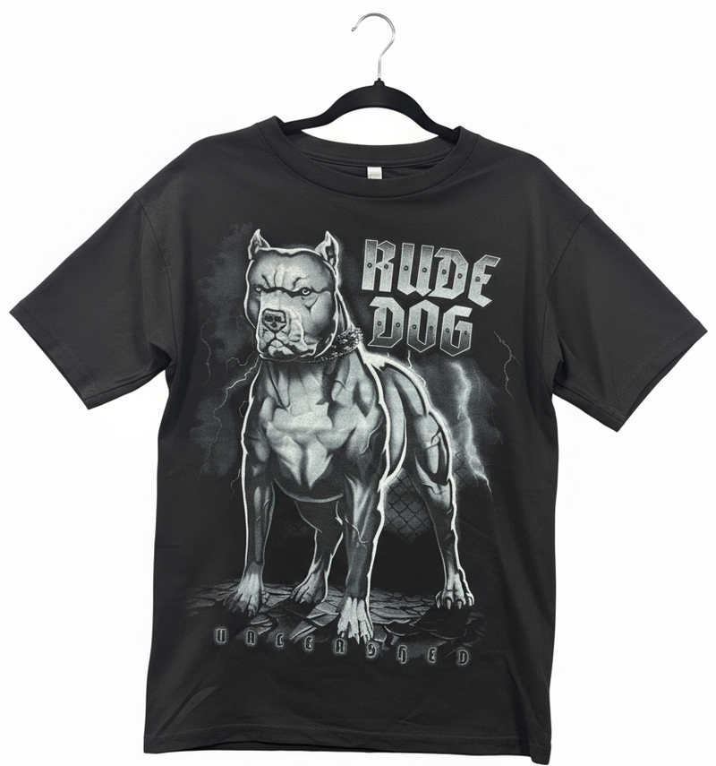 Unisex Graphic Streetwear T-shirt - Rude Dog “Unleashed”