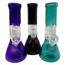8" Splashguard Multi, Colored Glass Water Pipe - Assorted color