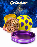 🍄✨ FANTASY Mushroom 78MM 4-Piece Heavy Duty Premium GRINDER 🌈💨Assorted color