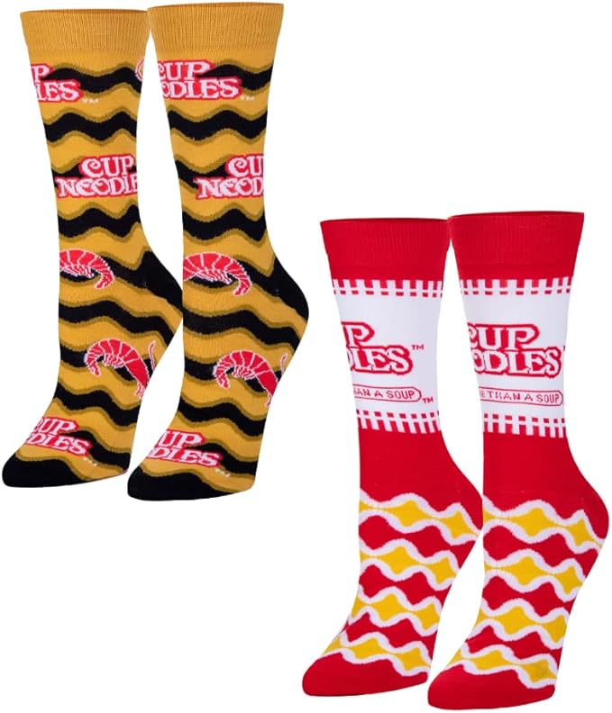 Licensed 2pk Funky Socks - Cup Noodles