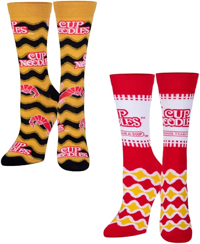 Licensed 2pk Funky Socks - Cup Noodles