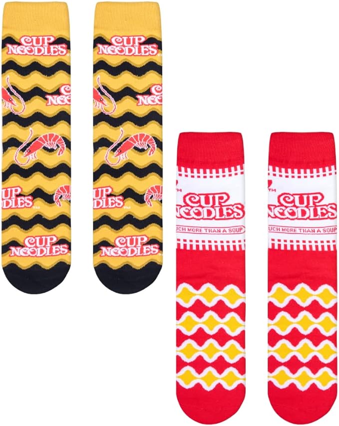 Licensed 2pk Funky Socks - Cup Noodles