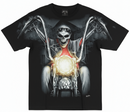 Unisex Graphic Streetwear T-shirt - Ride of the Reaper Biker
