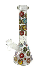 10" Donut Beaker Water Pipe - Assorted Design