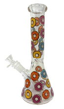 10" Donut Beaker Water Pipe - Assorted Design