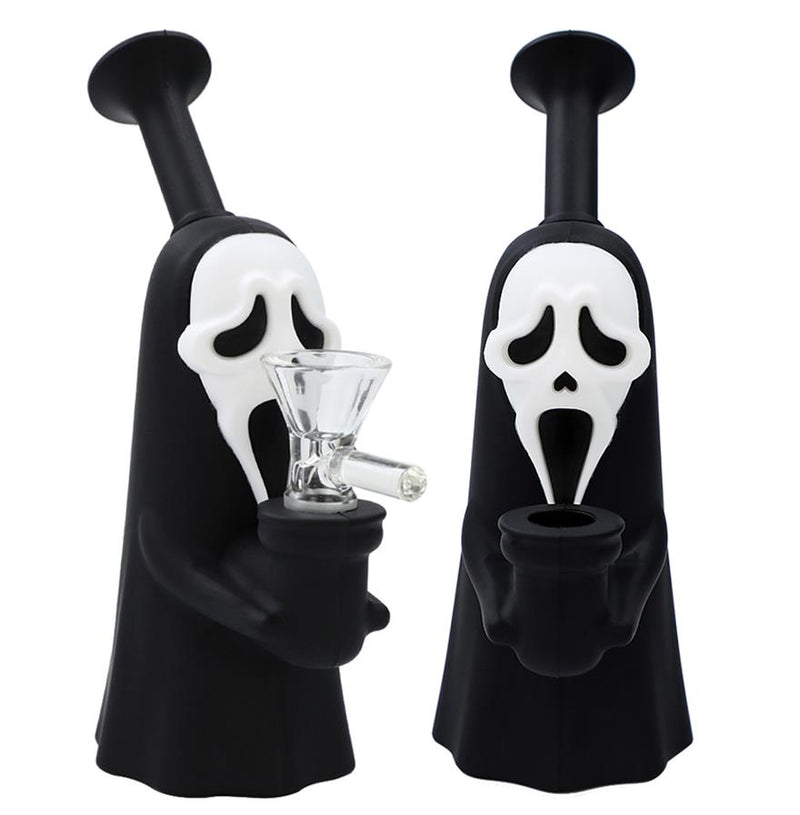 6.5" Silicone Grim Reaper Ghost Bong