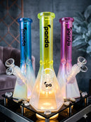 🌈✨ 10" PANDA PASTEL PRISM BONG COLLECTION 💨🔥Assorted color