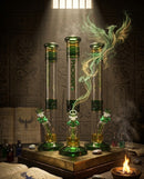 💚👑 Phoenix Star 18" Straight Tube Bong – 7mm Thick Glass 👑💚