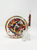 🐺✨18" 7mm Heavy Duty PHOENIX STAR Alpha Wolf Beaker Bong - Unique Artist Design