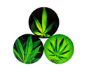 leaf Design Grinder 50mm -  4-Piece Assorted Design