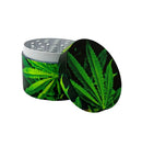 leaf Design Grinder 50mm -  4-Piece Assorted Design