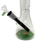 10" Color Lip Glass Beaker Bong - Assorted color