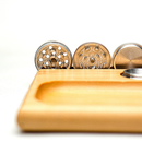 Handcrafted Wood Rolling Tray with Grinder