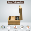 Buy 1 get 1 FREE - Handcrafted Wood Box - Alert! Relaxation Inside & Don't Panic, It's Organic