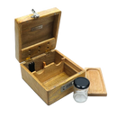 Buy 1 get 1 FREE - Handcrafted Wood Box - Alert! Relaxation Inside & Don't Panic, It's Organic