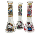 10" HELLO KITTY  Beakers Water Pipe - Assorted Designs