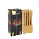 RAW Black Pre-rolled Cones King Size - 75cones/Box