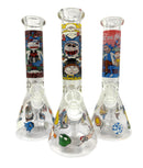 10" R&M Beakers Water Pipe - Assorted Designs
