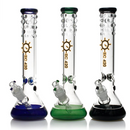EC420 15.5" 7mm Glass Dots Beaker Water Pipe