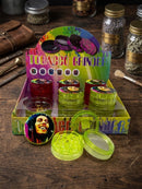 🌿 Multi-Design Acrylic Tobacco & Herb Grinders Display Box 🎨  12pcs A box