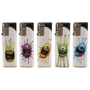 DUCO Slant Refillable Lighter- Monster Series-  50pcs/Display