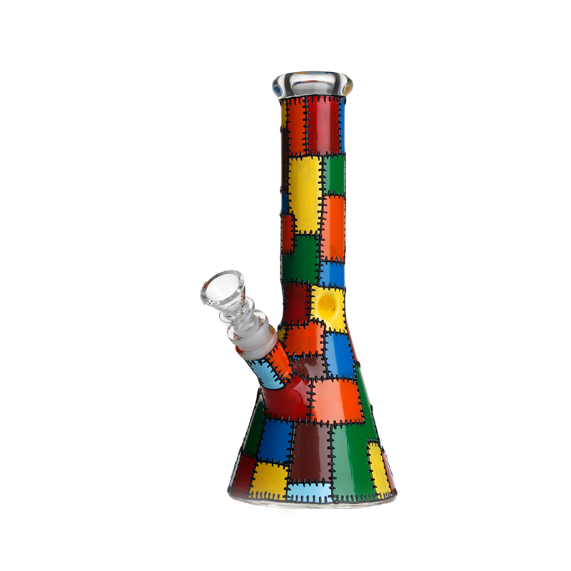 10" 3D Wrap Patch Style Beaker Bong