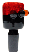 14mm Male Two-Tone Stove Glass Bowl