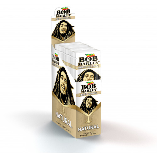 Bob Marley Hemp Wraps - 25 Packs/Box