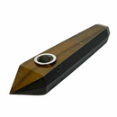 Sweet Rock 4.5" Crystal Pipe w/Choke - Tiger's Eye