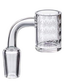 14mm 90 degree Male Leaf Quartz Banger