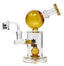 6.5" NICE GLASS Showerhead Orb Rig