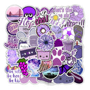 PURPLE Proof Stickers - Non-repeating 50pcs/Pack