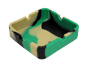 3.2" Square Silicone Ashtray - Assorted Colour
