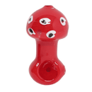 3.5" Mushroom Glass Hand Pipe - Assorted Colour