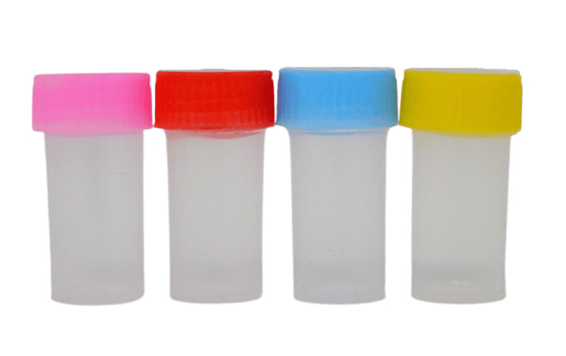 3gm Plastic Vials - 100 Per Box