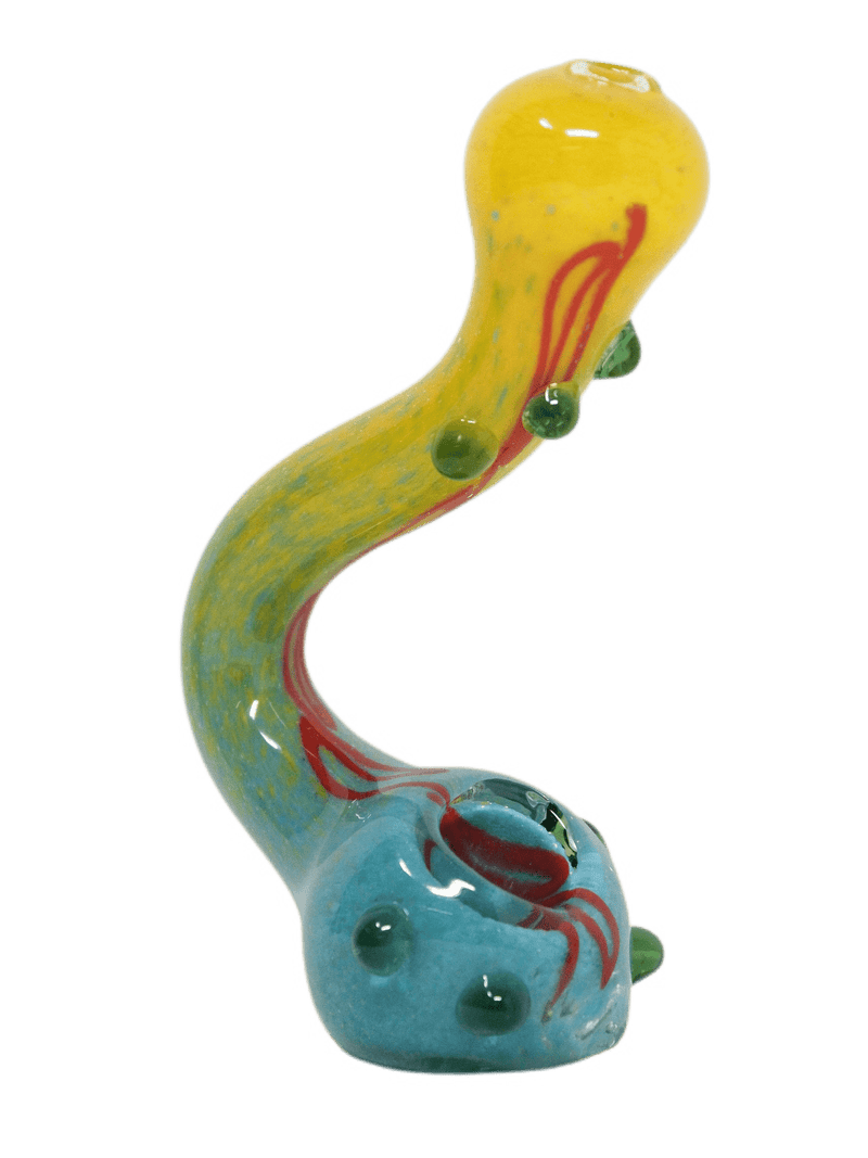 5" Inside Sherlock Glass Hand Pipe - Assorted Colour
