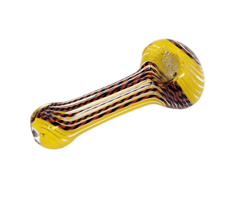 4.5" Straight Line Glass Hand Pipe - Assorted Colour