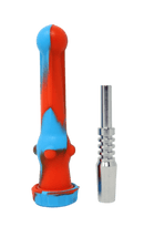 5" Round Tip Silicone Nectar Collector - Assorted Color