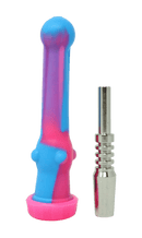 5" Round Tip Silicone Nectar Collector - Assorted Color