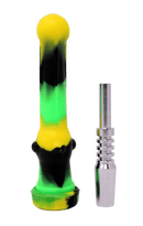 5" Round Tip Silicone Nectar Collector - Assorted Color