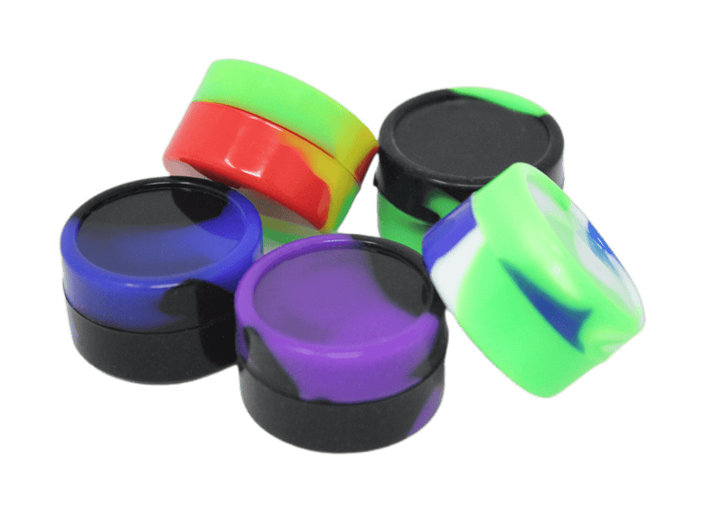 5ml Silicone Concentrate Jar - Assorted Colour - 10 Pcs/Bag