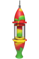 7-Silicone-Nectar-Collector-with-Glass-Tube-and-Titanium-Nail