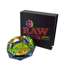 RAW Rainbow Glass Ashtray