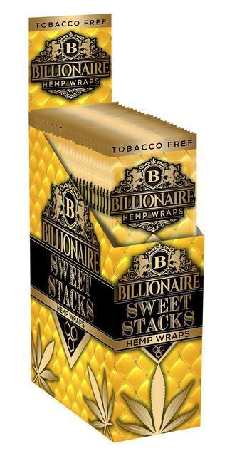 Billionaire Hemp Wraps - 25 Packs/Box