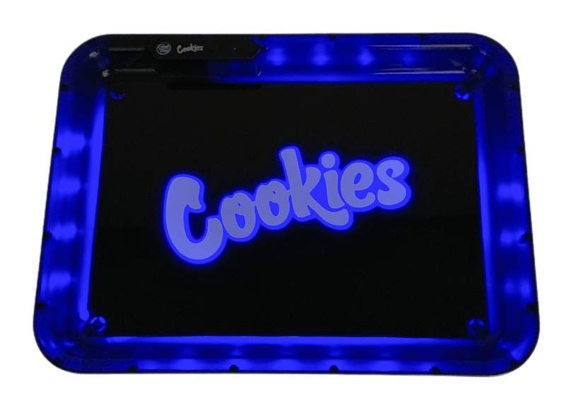 Cookies Sound Control LED Glowing Rolling Tray - White