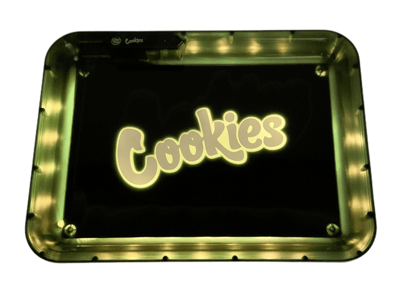 Cookies Sound Control LED Glowing Rolling Tray - Yellow