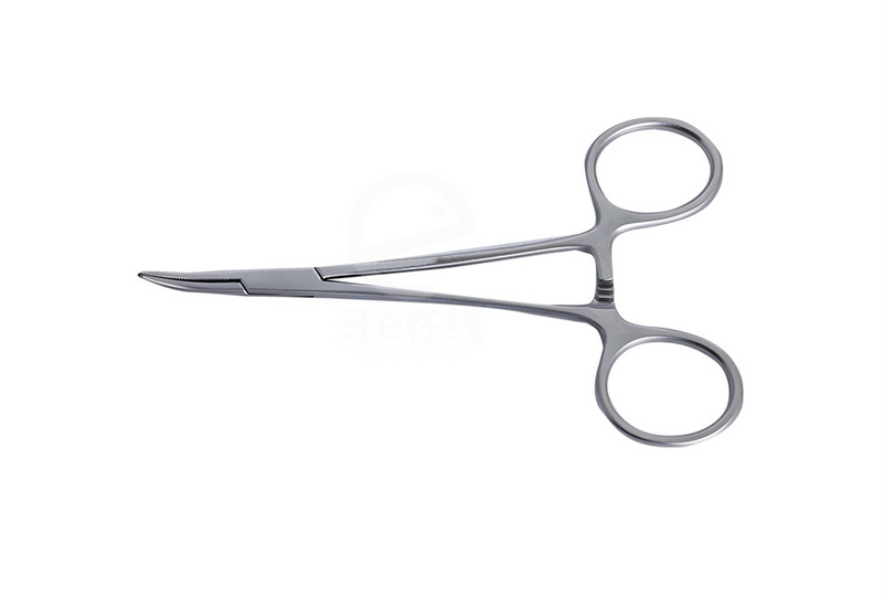 5.5“ Stainless Steel Curved Kelly Forceps